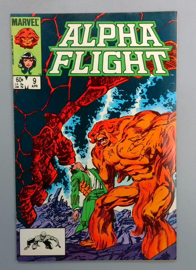 ALPHA FLIGHT #9 Super-Skrull (Kl'rt) Appearance DIRECT EDITION Marvel 1984