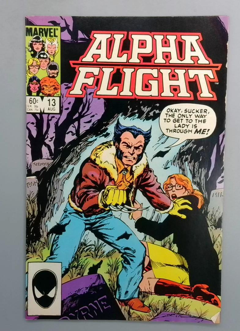 ALPHA FLIGHT #13 Wolverine Marvel 1984