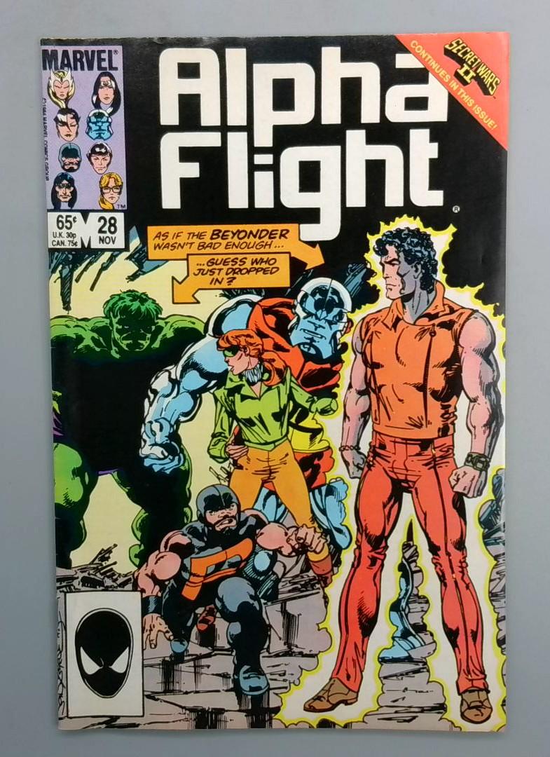 ALPHA FLIGHT #28 Final John Byrne Artwork Marvel 1986