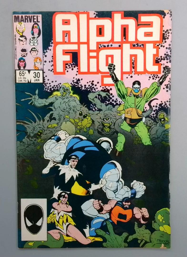 Alpha Flight #30 1st Appearance of Scramble (Lionel Jeffries) Marvel 1986