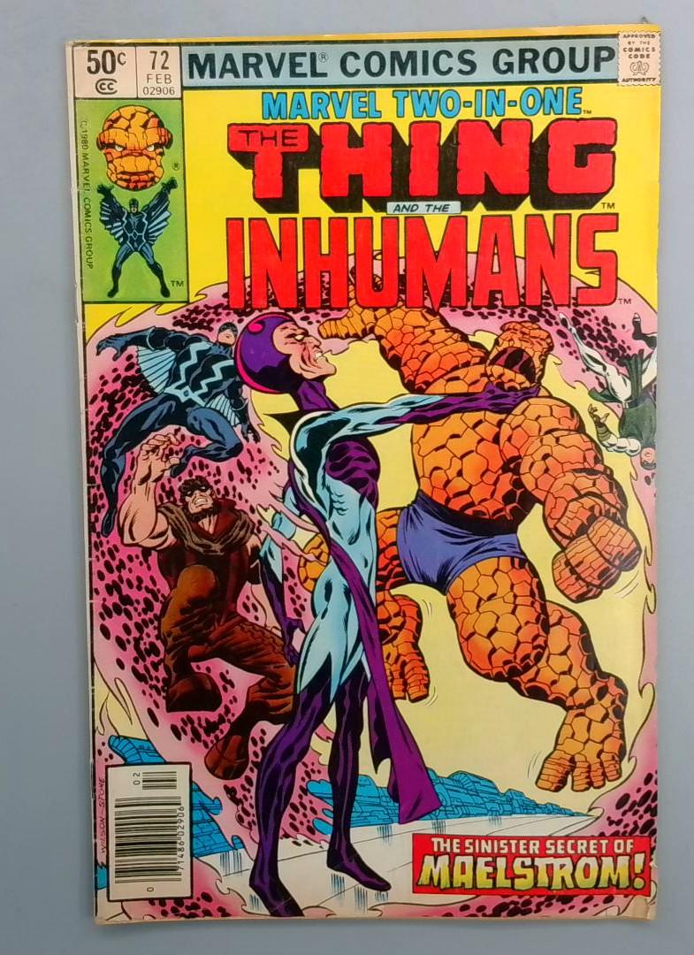 MARVEL TWO-IN-ONE #72 NEWSSTAND EDITION Marvel 1981