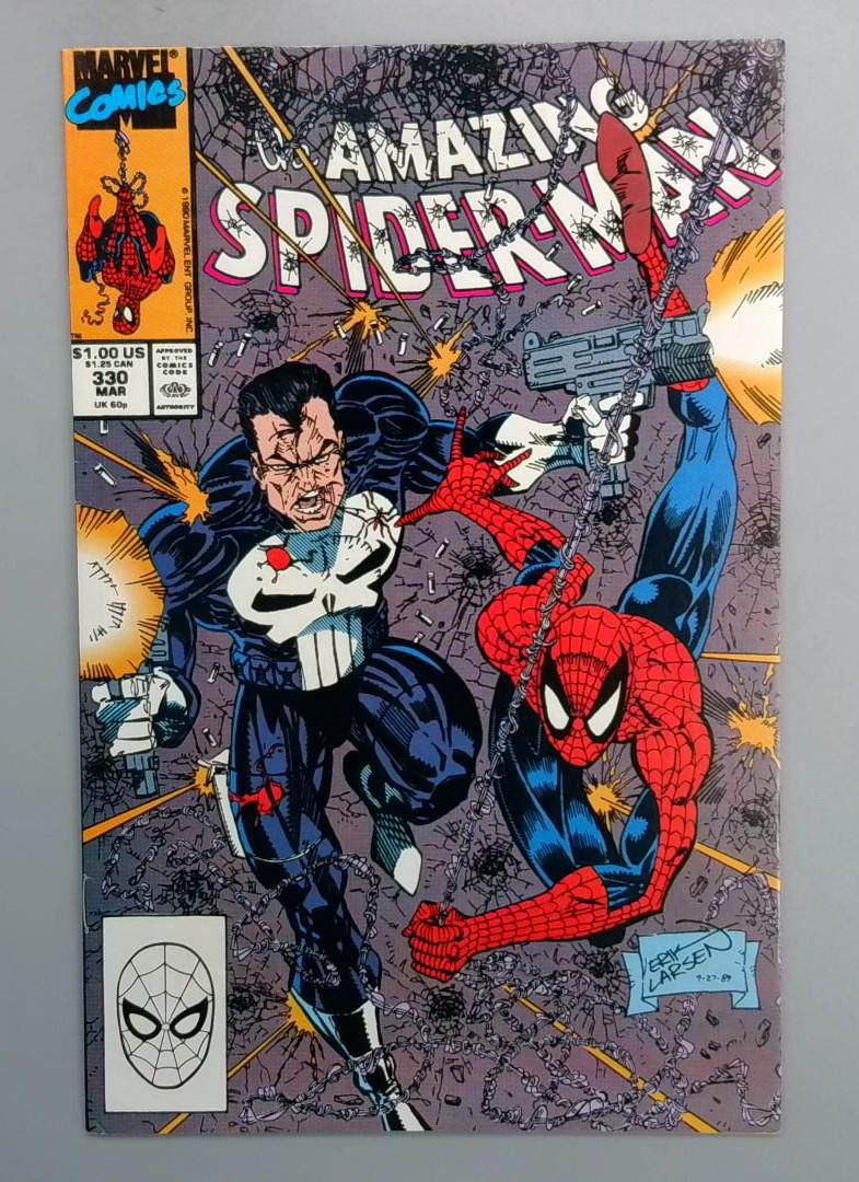 Amazing Spider-Man #330 Punisher Marvel 1990