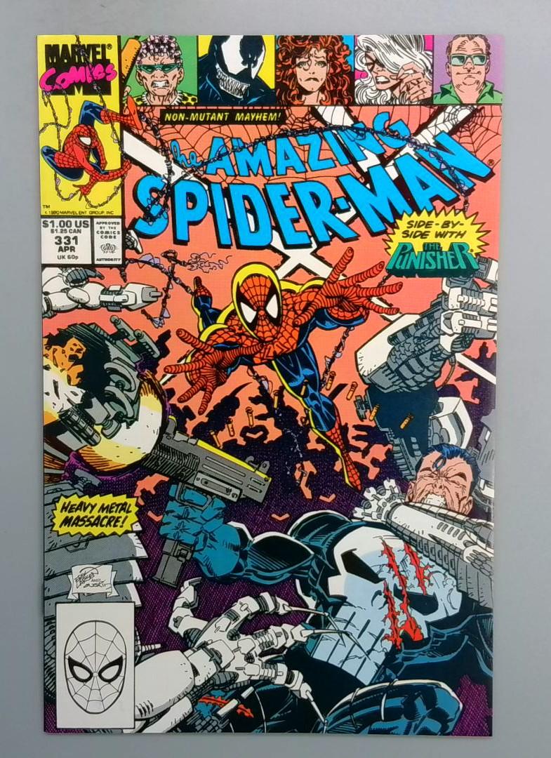 Amazing Spider-Man #331 Punisher Marvel 1990