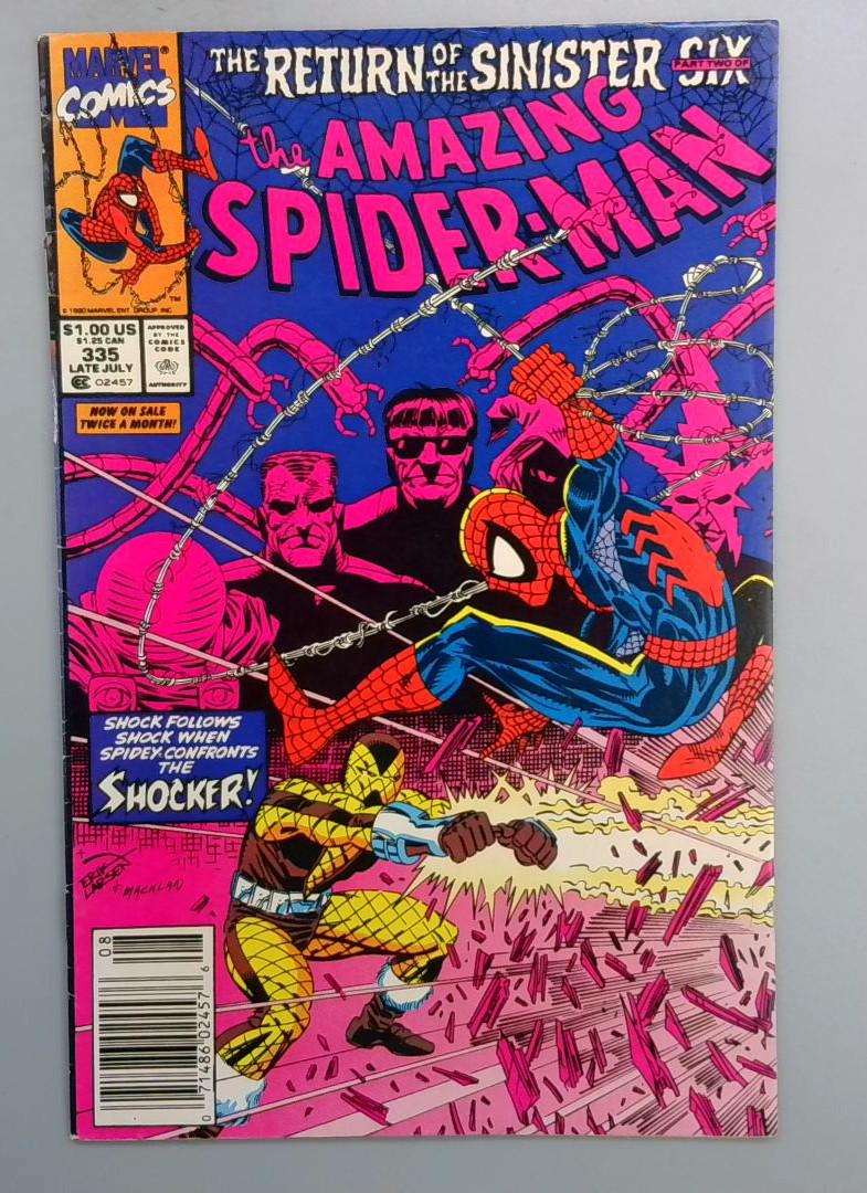 Amazing Spider-Man #335 NEWSSTAND EDITION Marvel 1990