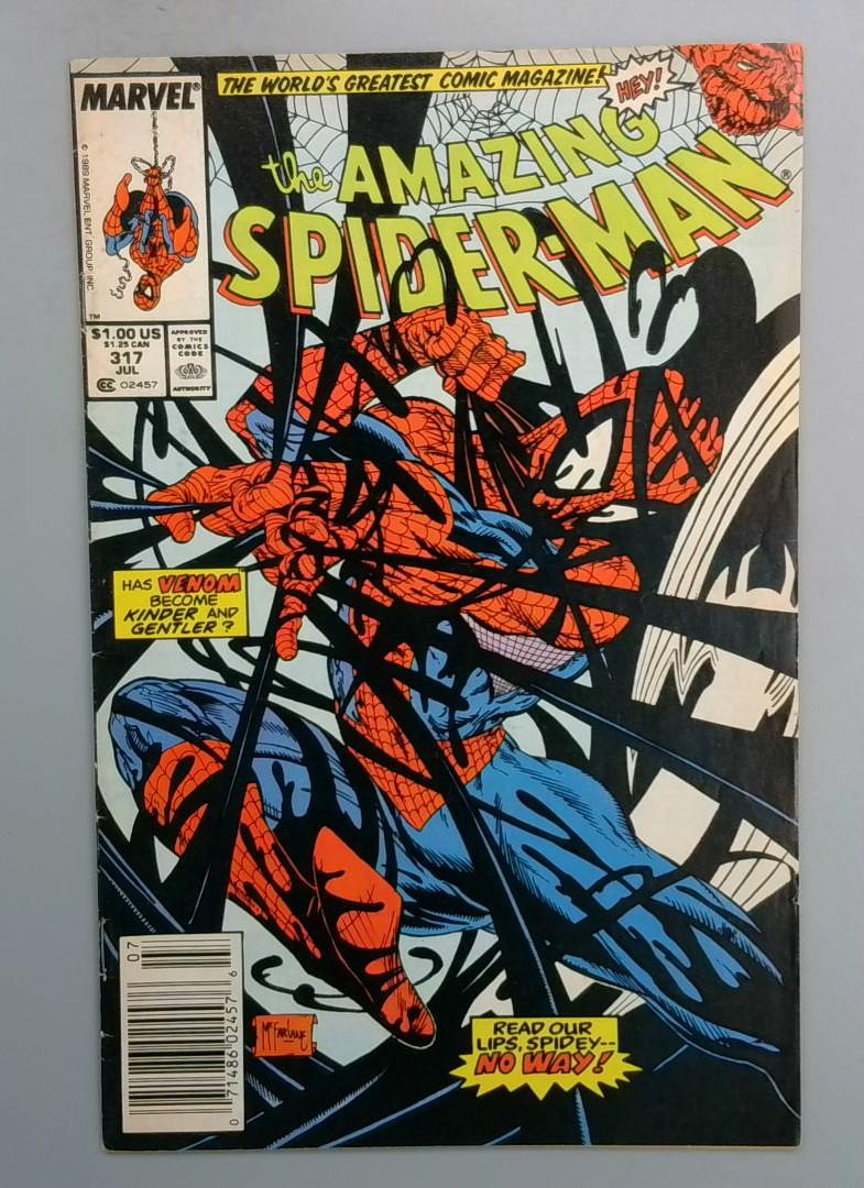 Amazing Spider-Man #317 Venom Cover NEWSSTAND EDITION Marvel 1989
