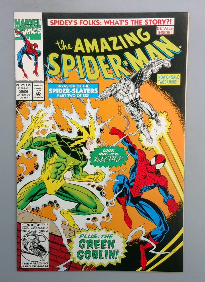 Amazing Spider-Man #369 NM- Green Goblin II Marvel 1992