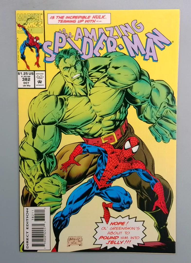 Amazing Spider-Man #382 NM- Hulk Marvel 1993