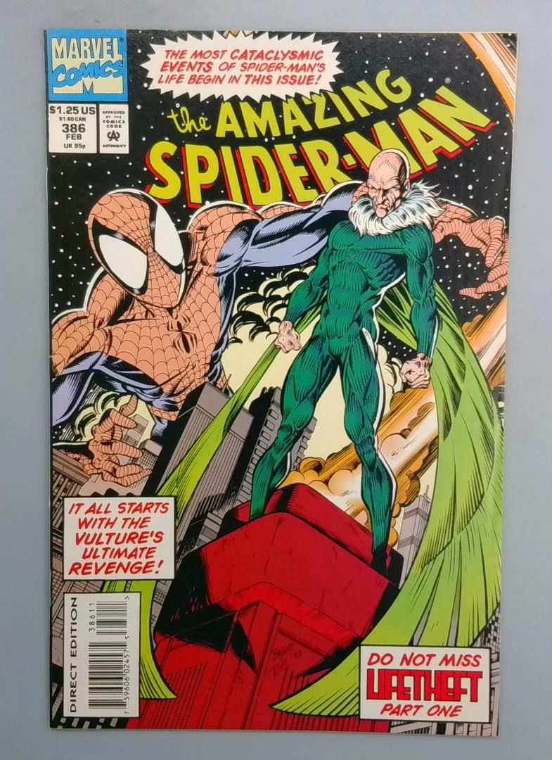 Amazing Spider-Man #386 NM Vulture Marvel 1994