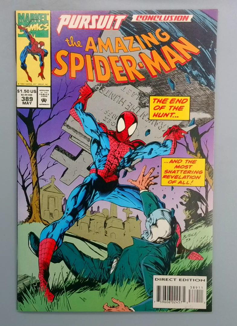 Amazing Spider-Man #389 NM Cards Insert Marvel 1994