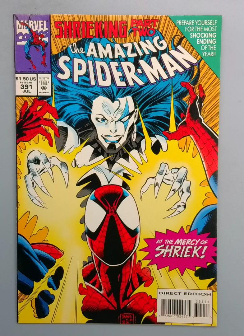 Amazing Spider-Man #391 NM DIRECT EDITION Marvel 1994