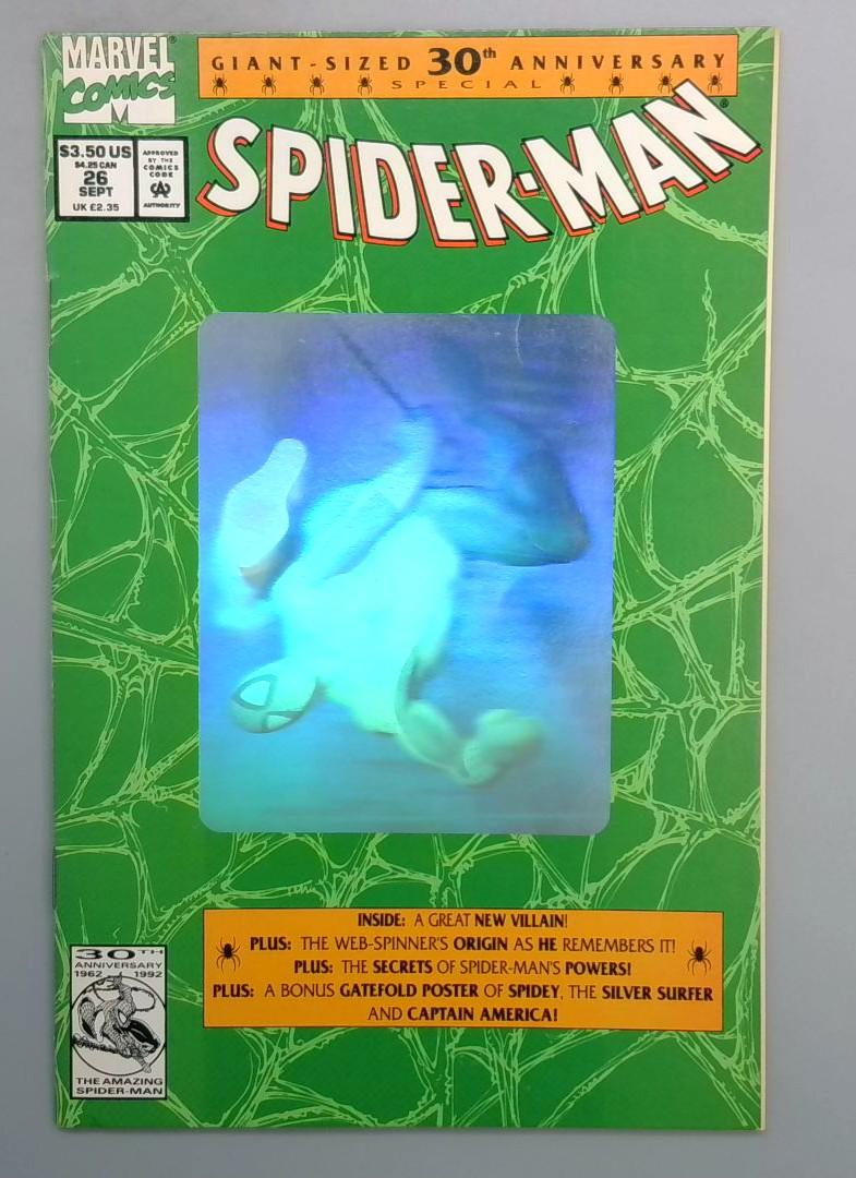 Spider-Man #26 NM Hologram Cover Marvel Comics 1992