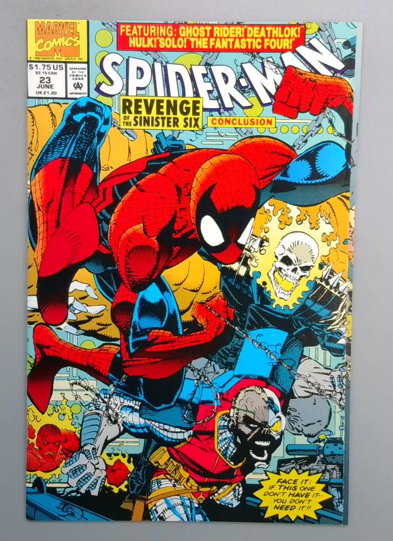Spider-Man #23 NM 2nd Doppelganger Spider-Man Marvel 1992