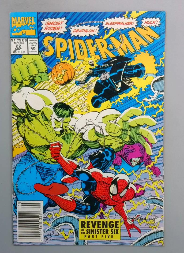 SPIDER-MAN #22 NM NEWSSTAND EDITION Marvel 1992