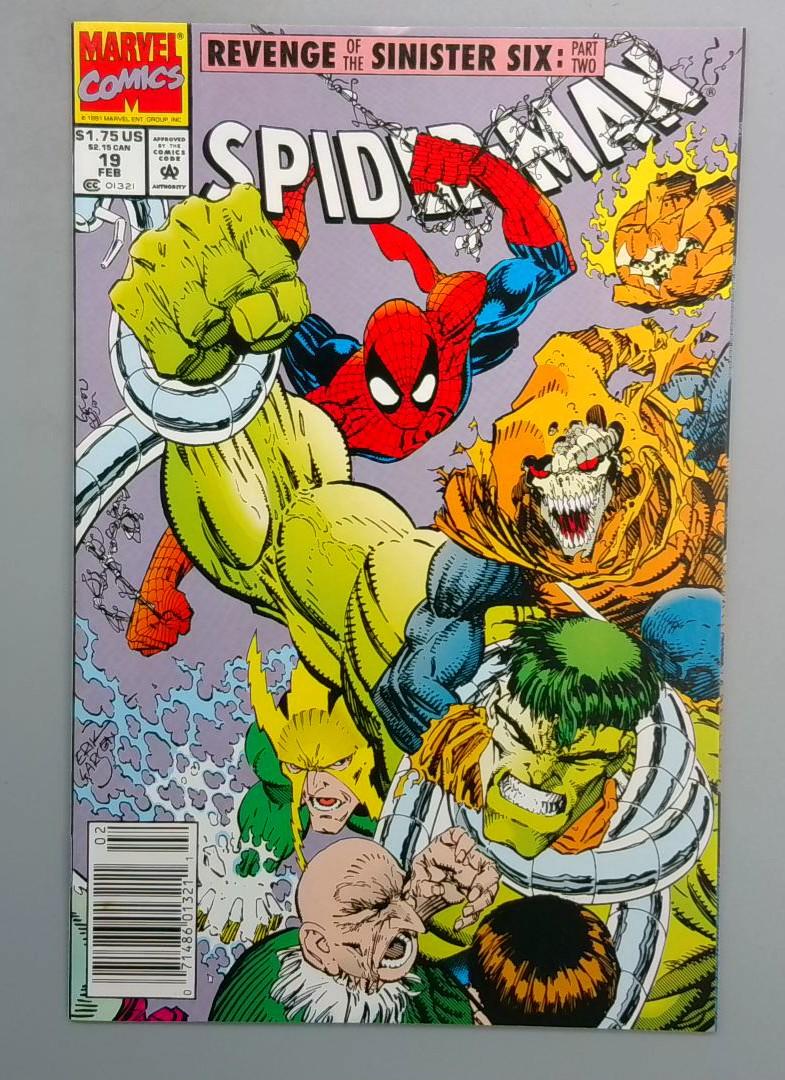 Spider-Man #19, NM Newsstand Marvel, 1992