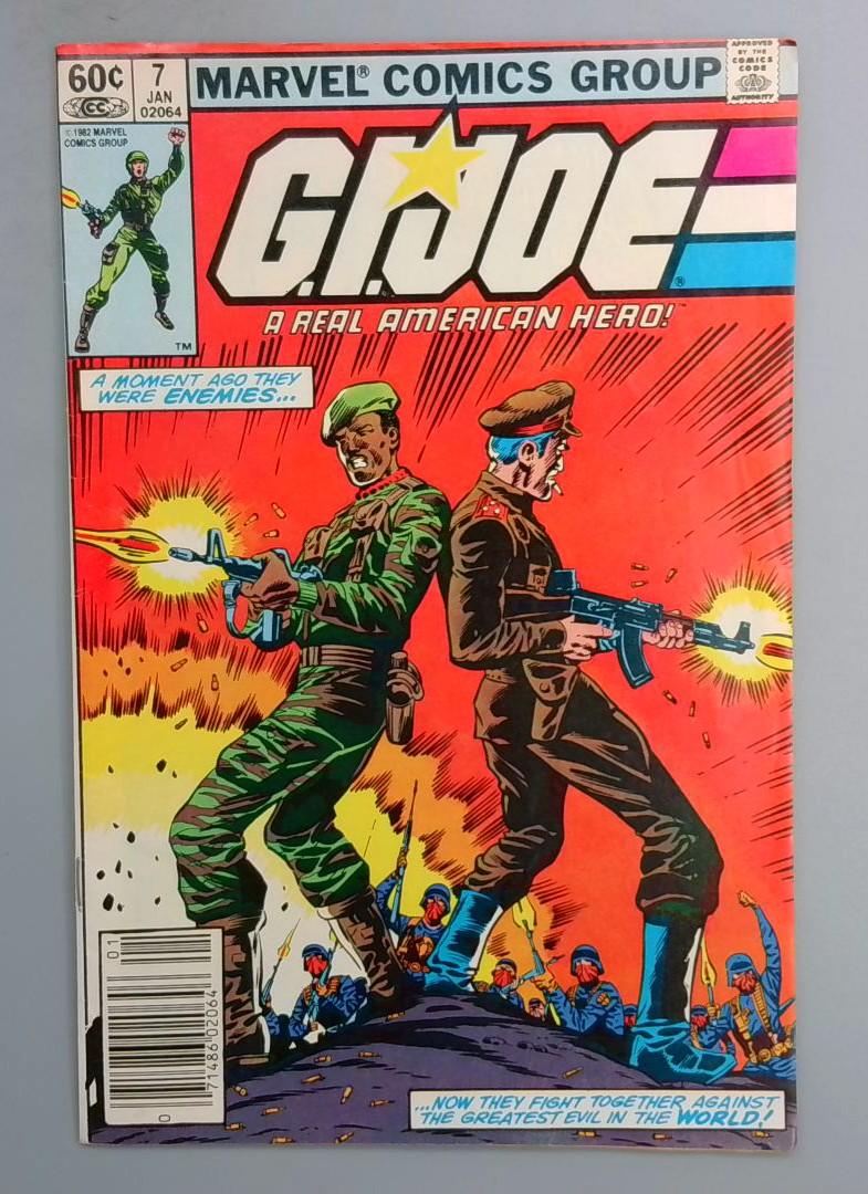 G.I. Joe: A Real American Hero #7 Newsstand Marvel 1983  SN1