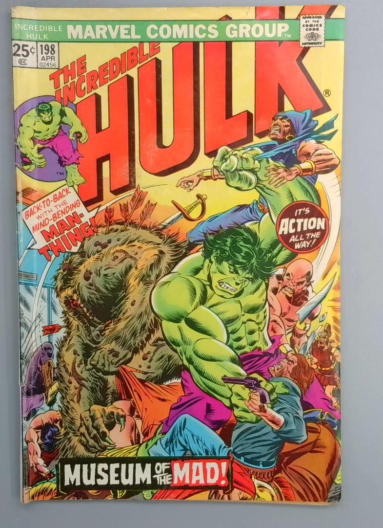 Incredible Hulk #198 VG Man-Thing Marvel 1976 SN1