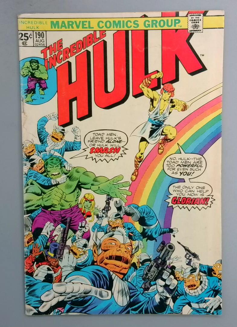 Incredible Hulk #190 1st Appearance of Glorian Marvel 1975 SN1
