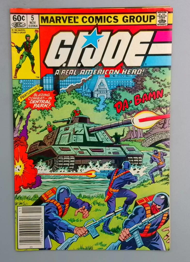 G.I. Joe: A Real American Hero #5 NEWSSTAND EDITION Marvel 1982 SN1