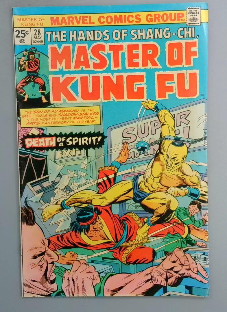 Master of Kung FU #28 FN Marvel 1975 SN1