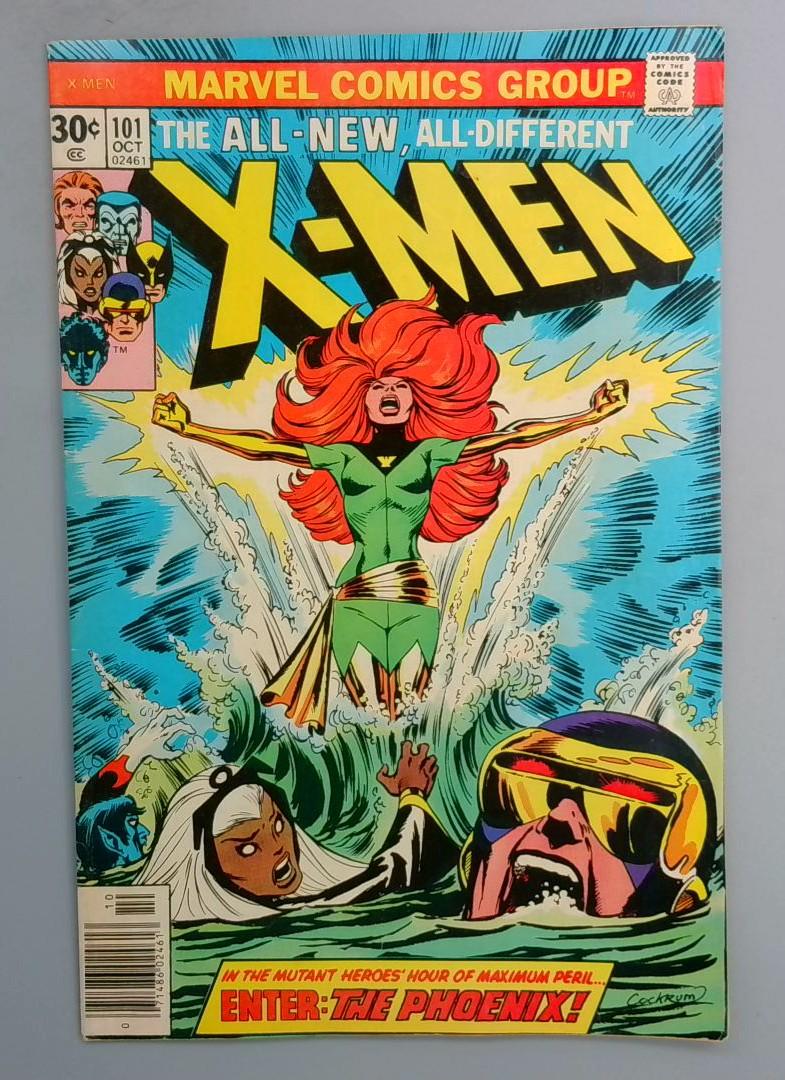 Uncanny X-Men #101 FN 1st Jean Grey as the Phoenix Marvel 1976 SN1