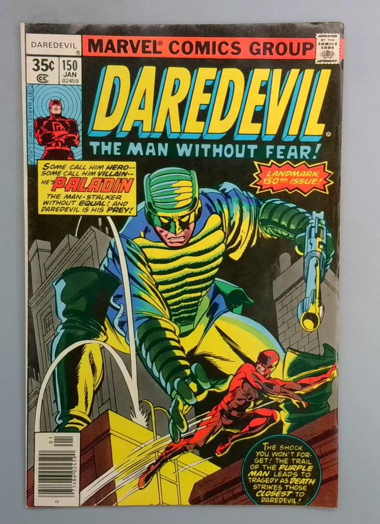 DAREDEVIL #150 FN  1st Appearance of "PALADIN" Marvel 1978 SN1