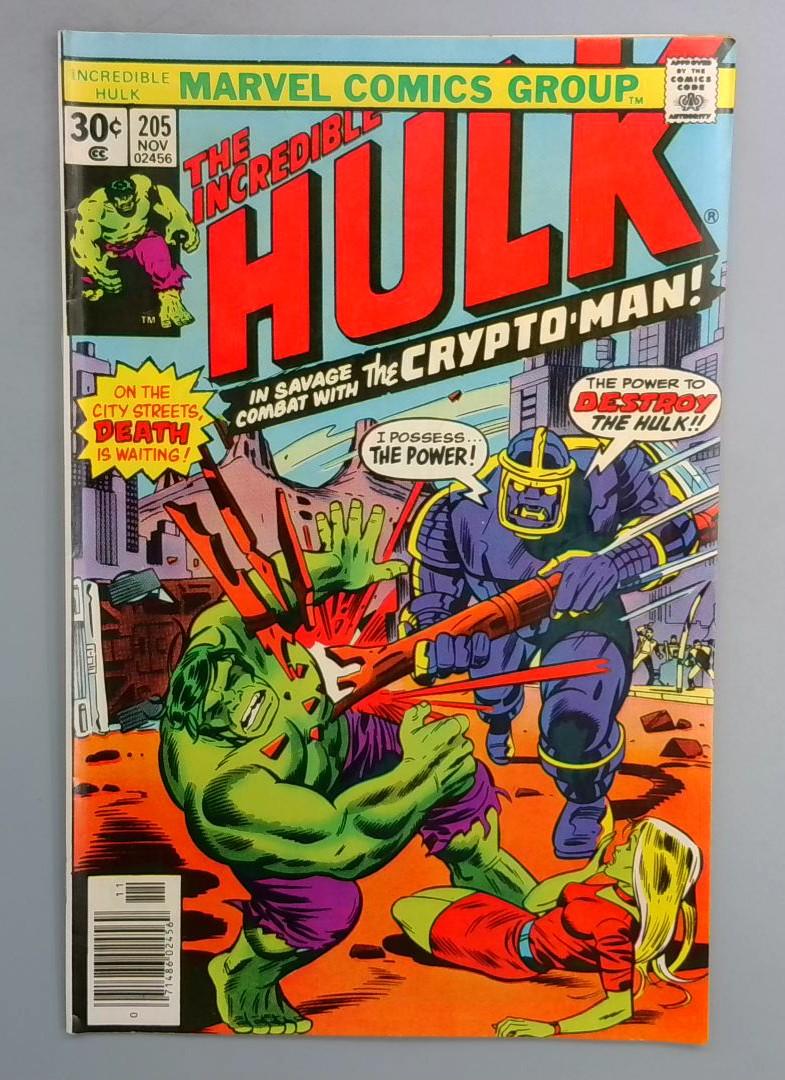 Incredible Hulk #205 VF- Death of Jarella Marvel 1976 SN1