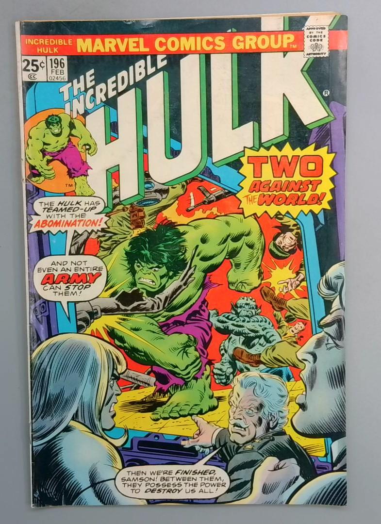 Incredible Hulk #196 Marvel 1976 SN1