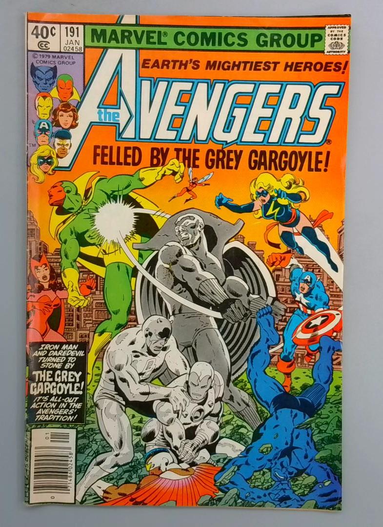 Avengers #191 Grey Gargoyle (Paul Duval) Appearance NEWSSTAND Marvel SN1