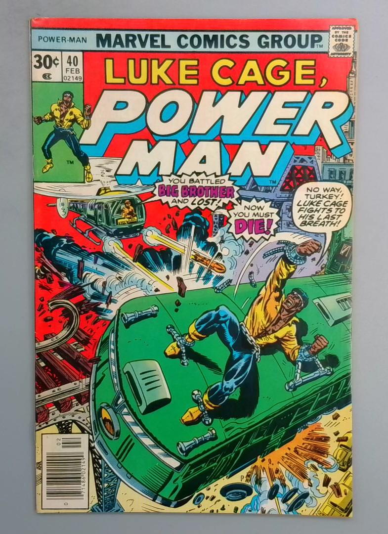 Power Man #40, FN+ Marvel Comics, 1976 SN1