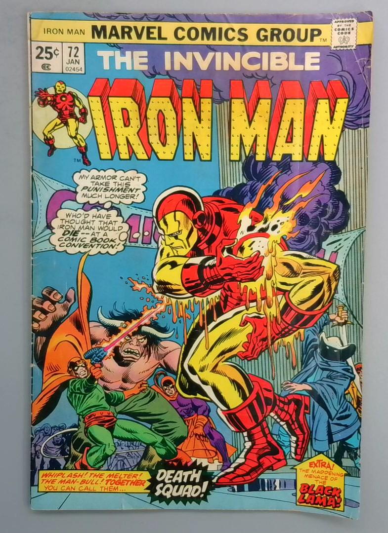 IRON MAN #72 1st & Only Appearance of Death Squad Marvel 1975 SN1