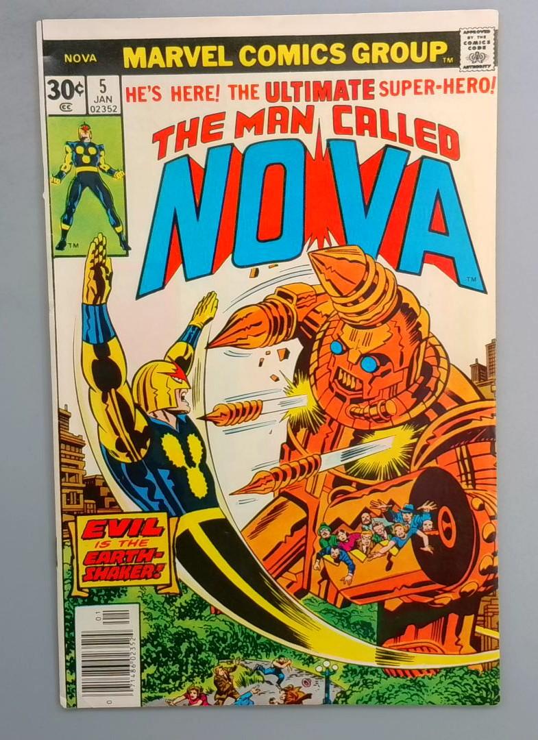 Nova #5, FN+ Marvel, 1976 SN1