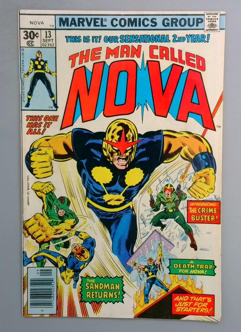 Nova #13, Sandman Marvel, 1977 SN1