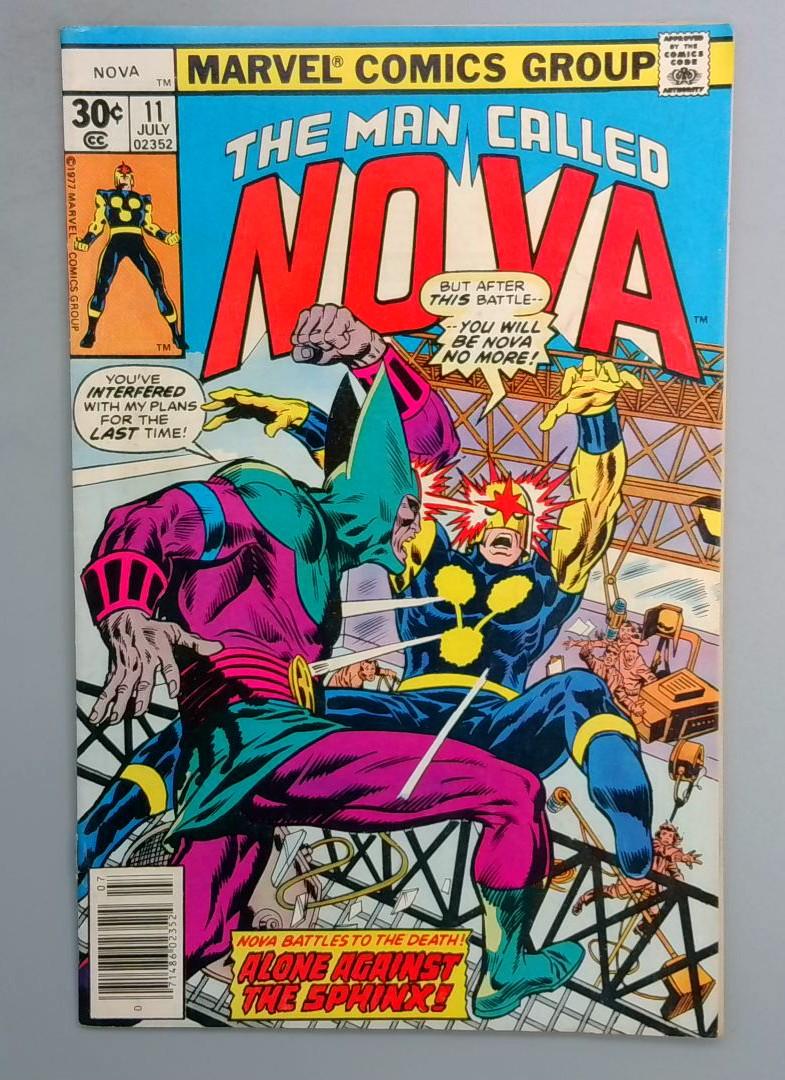 Nova #11, FN Marvel Comics, 1977 SN1