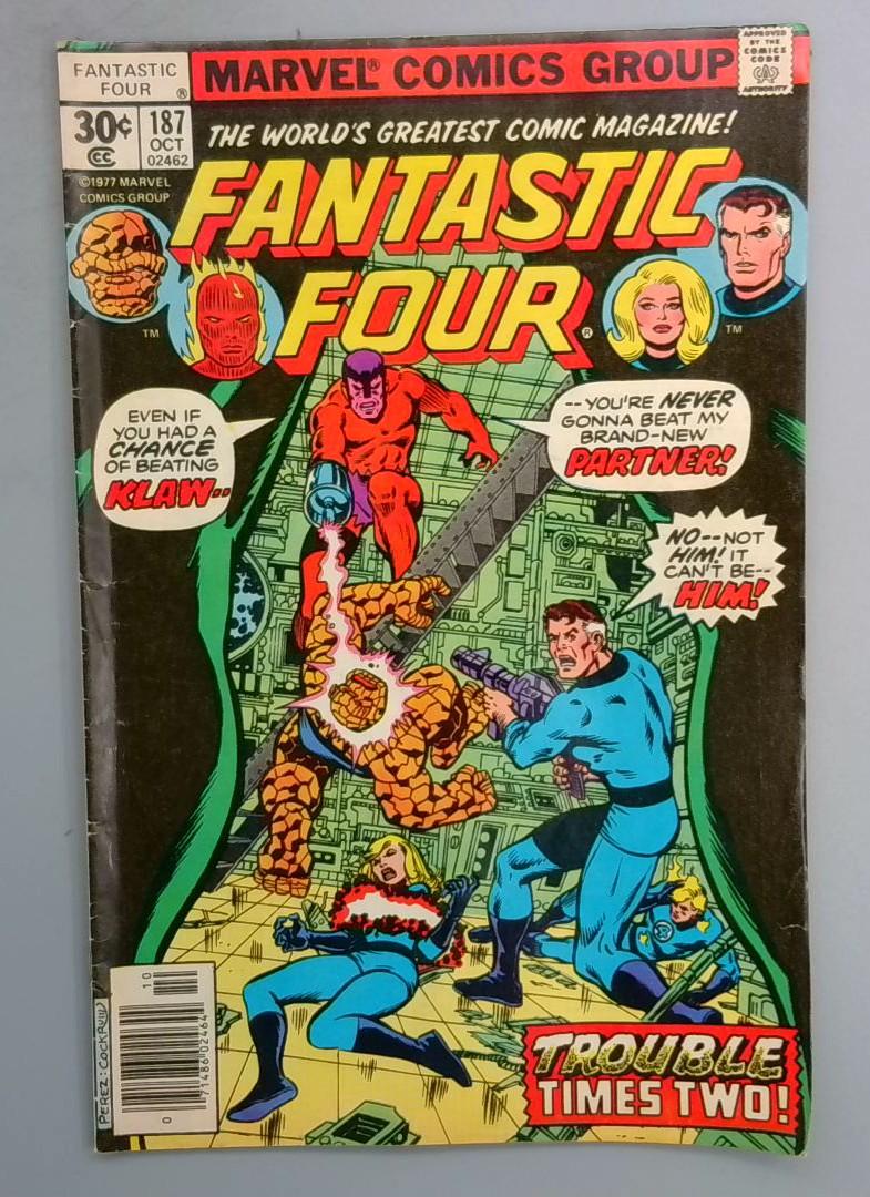 Fantastic Four #187, Marvel Comics, 1977 SN1