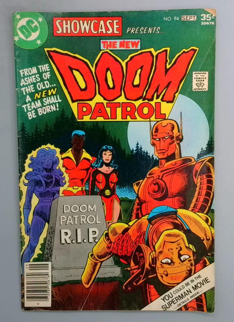 SHOWCASE #94 1st Appearance of the New Doom Patrol DC 1977 SN1