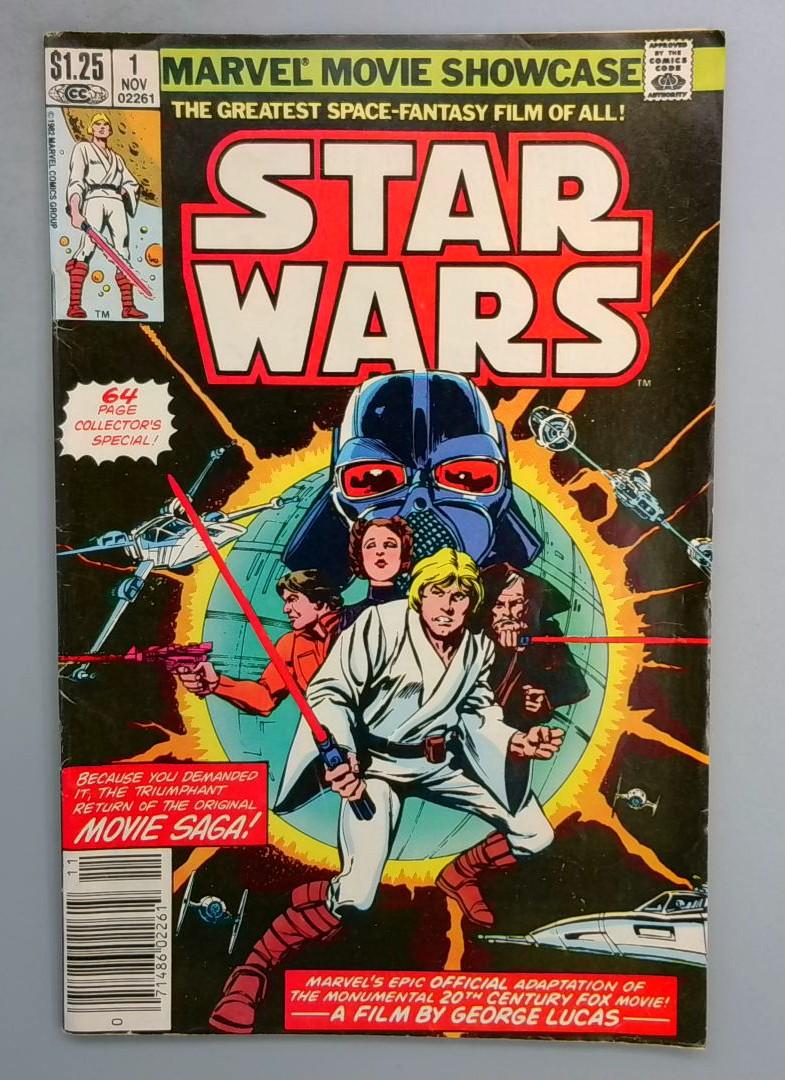 Marvel Movie Showcase #1, FN Star Wars Marvel, 1982 SN1