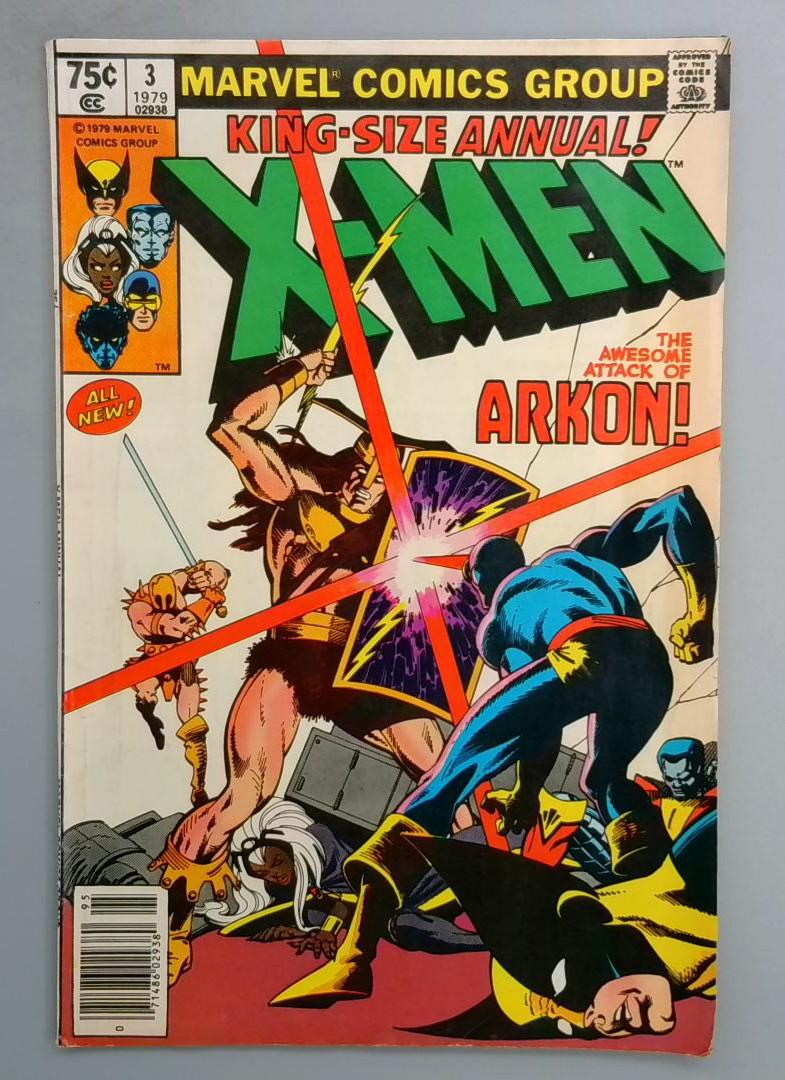 X-MEN ANNUAL #3 Arkon NEWSSTAND EDITION Marvel 1979