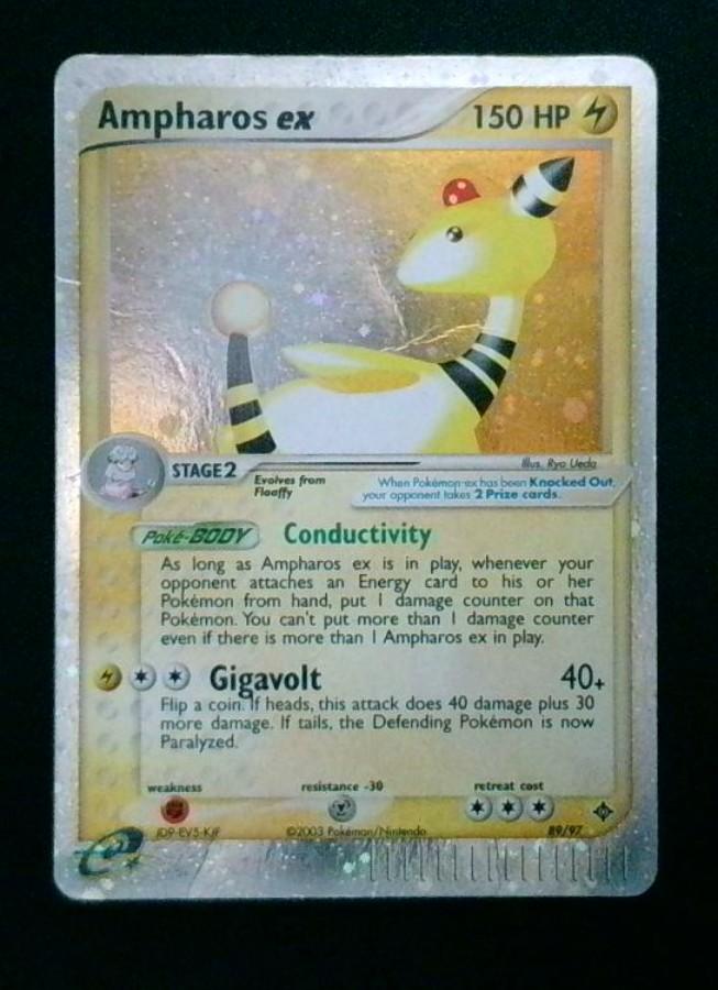 Ampharos EX#89/97 - Ultra rare Holofoil