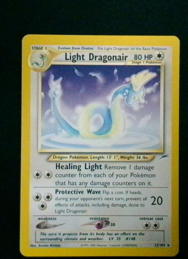 Light Dragonair - Neo Genesis - 22/105 - Rare Holo - 2000