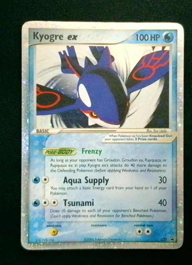 Kyogre EX #37 - Blackstar Promo - 2006