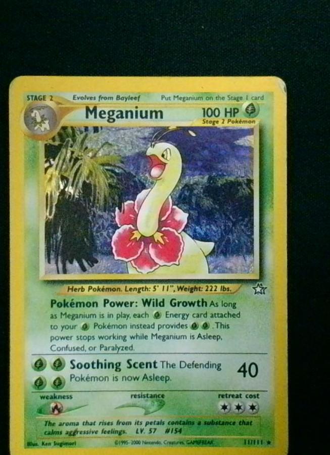 Meganium - Neo Genesis - 11/111 - Rare Holo - 2000