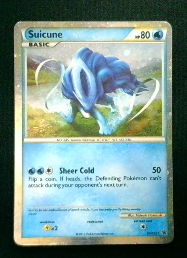 Suicune - HeartGold & SoulSilver #21 Blackstar Promo