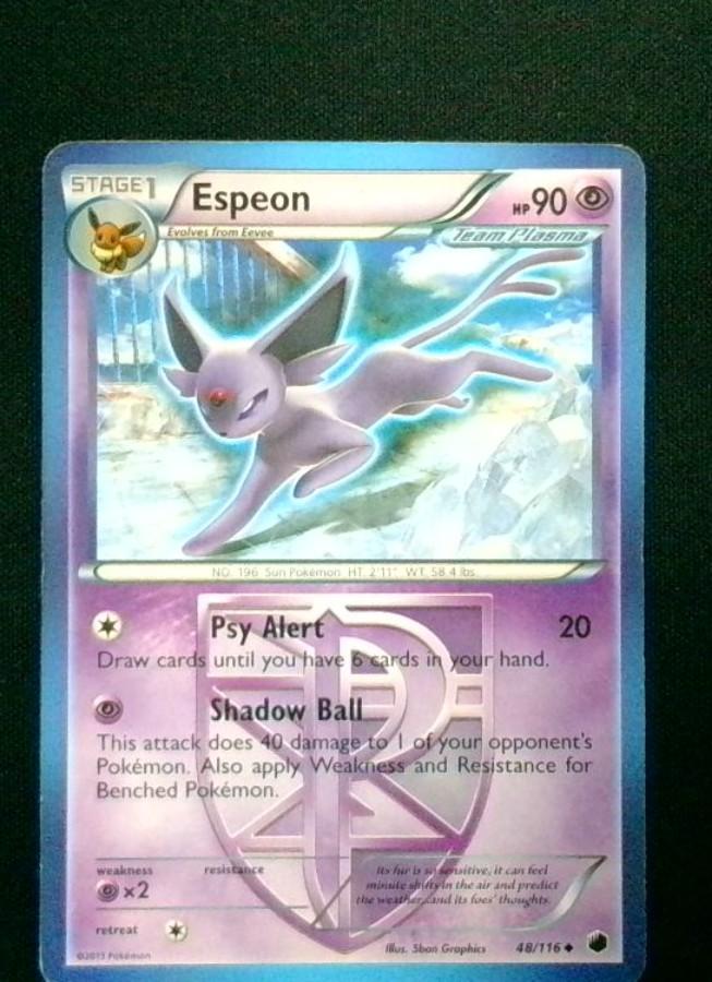 Espeon #48/116 - (Plasma Freeze) -Uncommon