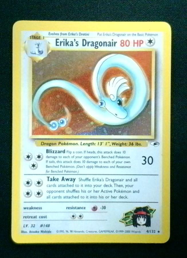 Erika's Dragonair - Gym Heroes - 4/132 - Rare Holo - 1999