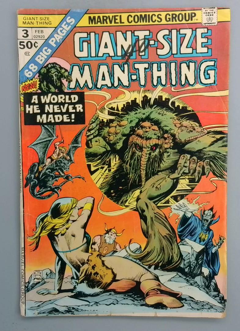 Giant Size Man-Thing #3 VG Marvel Comics 1975 SN1