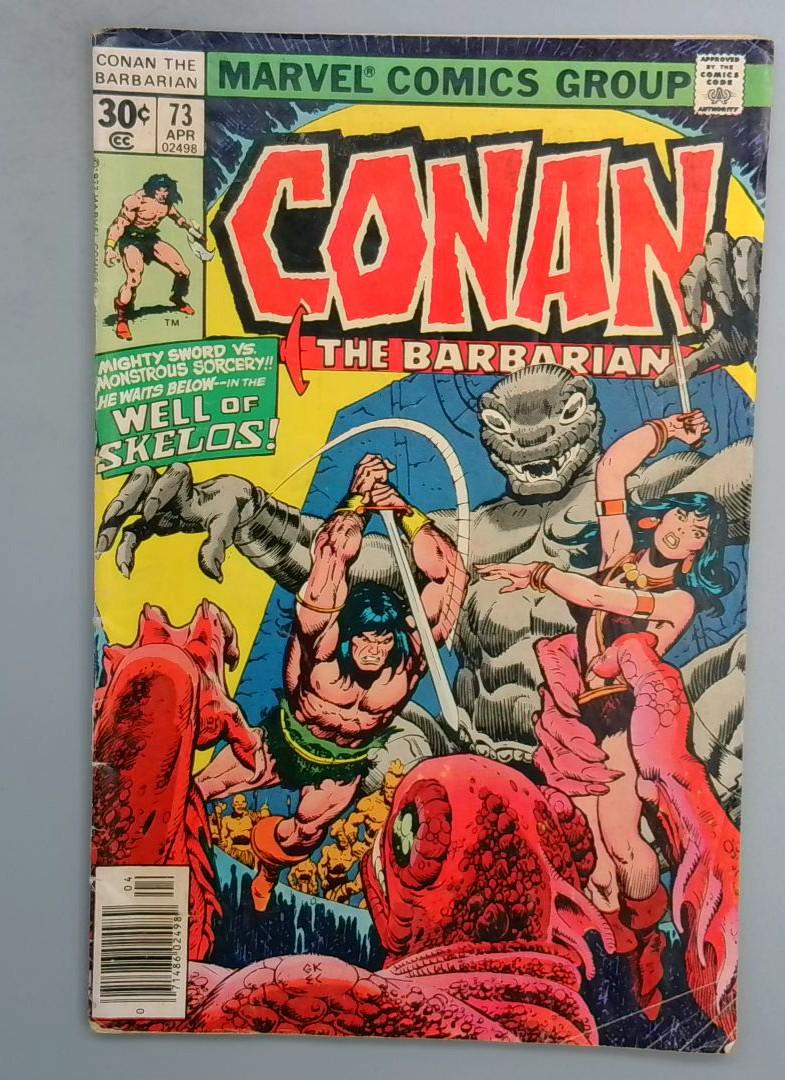 CONAN THE BARBARIAN #73 Marvel 1977 SN1