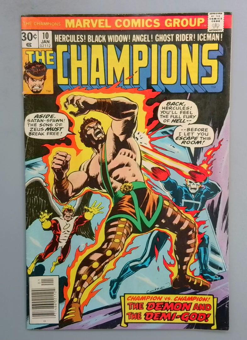 Champions #10  VG Darkstar and Crimson Dynamo Marvel 1977 SN1
