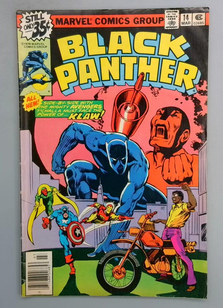 BLACK PANTHER #14 1st Published Bill Sienkiewicz Cover Marvel 1979 SN1