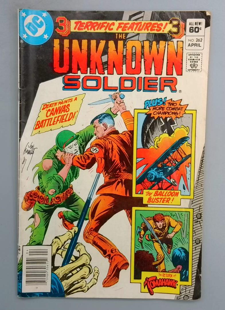 UNKNOWN SOLDIER #262 NEWSSTAND EDITION DC 1982 SN1