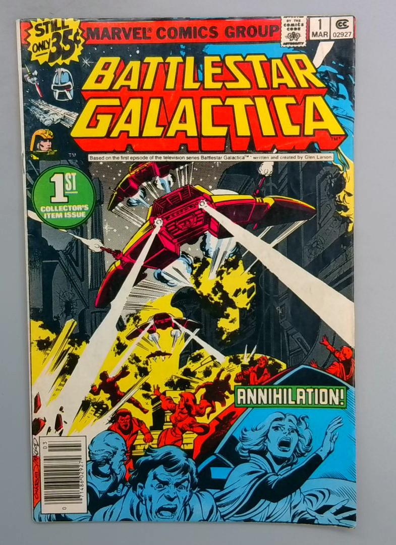 Battlestar Galactica #1, Newsstand Marvel, 1979 SN1